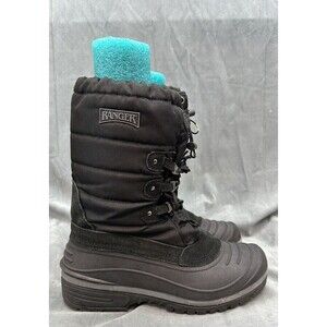 Ranger Insulated Winter Boots Thermolite Lined Lace Up Black Mens 12 Snow